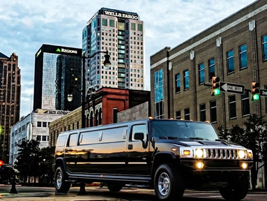 Black Hummer H2 Limousine